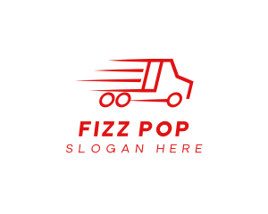 Fast Delivery Truck  logo design