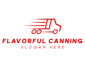 Fast Delivery Truck  logo design