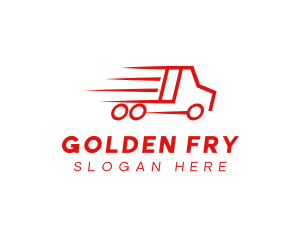 Fast Delivery Truck  logo design