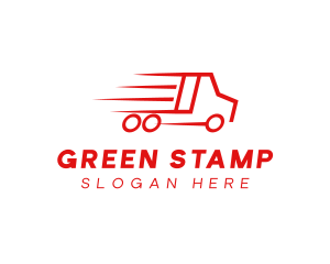 Fast Delivery Truck  logo design