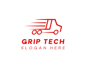 Fast Delivery Truck  logo design