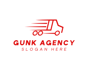 Fast Delivery Truck  logo design