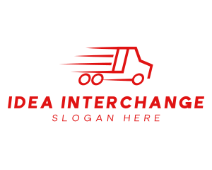 Fast Delivery Truck  logo design