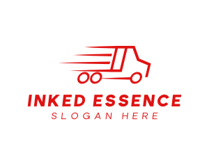 Fast Delivery Truck  logo design