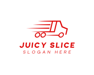 Fast Delivery Truck  logo design