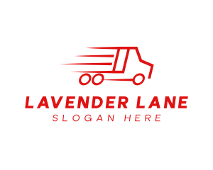 Fast Delivery Truck  logo design