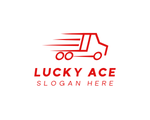 Fast Delivery Truck  logo design