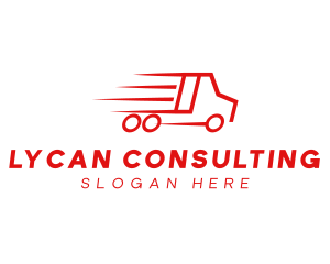 Fast Delivery Truck  logo design