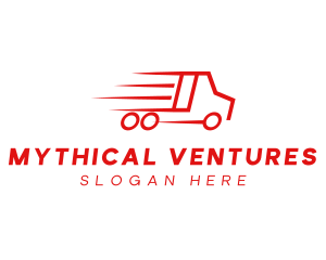 Fast Delivery Truck  logo design