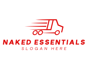 Fast Delivery Truck  logo design