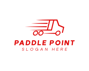 Fast Delivery Truck  logo design