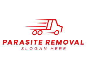 Fast Delivery Truck  logo design