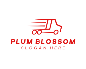 Fast Delivery Truck  logo design