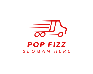 Fast Delivery Truck  logo design