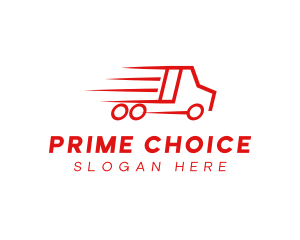 Fast Delivery Truck  logo design