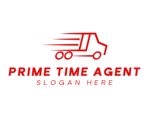 Fast Delivery Truck  logo design