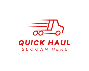 Fast Delivery Truck  logo design