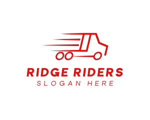 Fast Delivery Truck  logo design