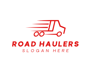 Fast Delivery Truck  logo design