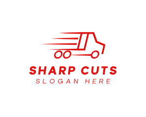 Fast Delivery Truck  logo design