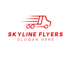 Fast Delivery Truck  logo design