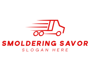 Fast Delivery Truck  logo design