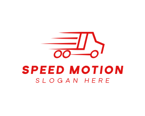 Fast Delivery Truck  logo design