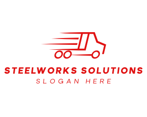 Fast Delivery Truck  logo design