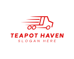 Fast Delivery Truck  logo design