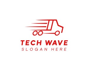 Fast Delivery Truck  logo design