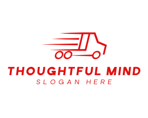 Fast Delivery Truck  logo design