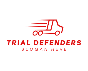 Fast Delivery Truck  logo design