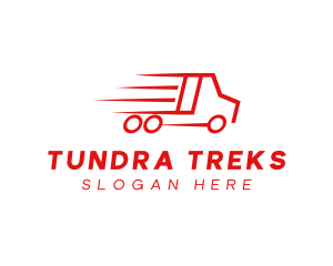 Fast Delivery Truck  logo design