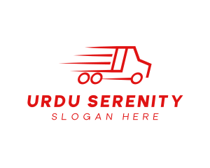 Fast Delivery Truck  logo design