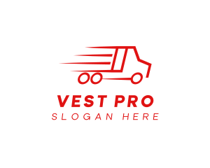 Fast Delivery Truck  logo design