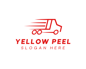 Fast Delivery Truck  logo design