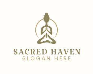 Meditation Yoga Spa logo design