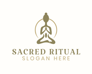 Meditation Yoga Spa logo design