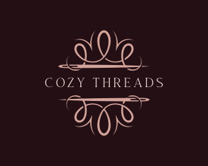 Fashion Needle Thread Dressmaker logo design