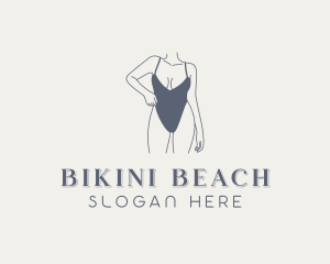 Bikini Female Body logo design