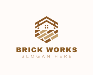 House Brick Flooring logo design