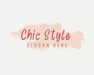 Feminine Signature Business logo design