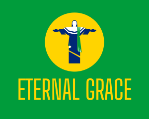 Brazil Christ Statue logo