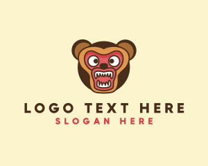 Roar - Angry Bear Roar logo design