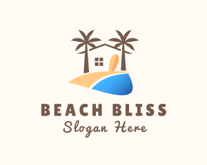 Beach Sand House logo design