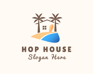 Beach Sand House logo design