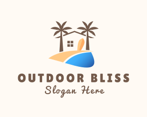 Beach Sand House logo design