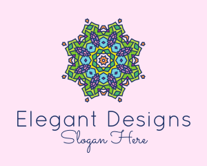 Intricate Meditation Art  logo design