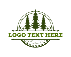 Carpentry Woodcutting Lumberjack logo