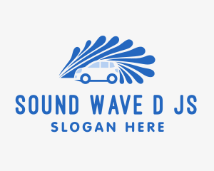 Blue Wave Car Wash  logo design